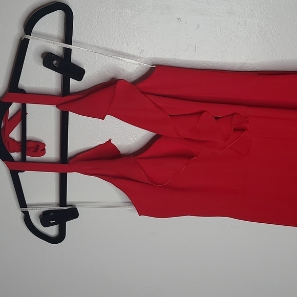 Amanda Uprichard Moonlight Red Jumpsuit - Picture 6 of 13